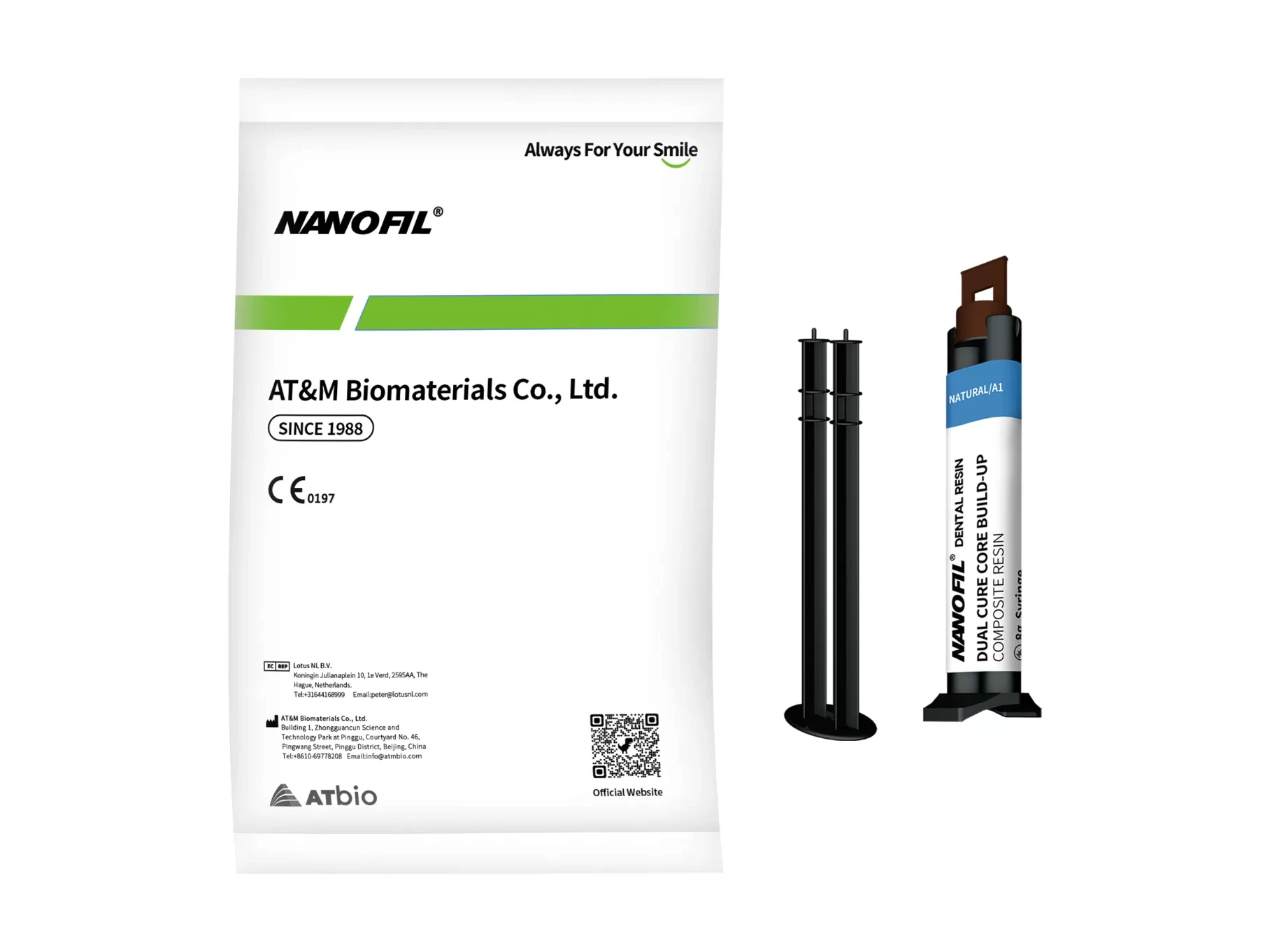 NANOFIL® DC Core – Dualhärtendes Komposit für den Stumpfaufbau - 8 gr